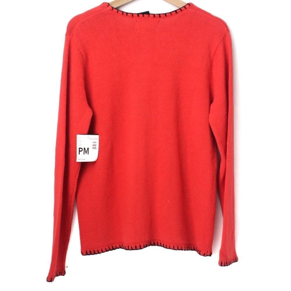 NWT Sag Harbor Sport Petite Knit Sweater in PM - Picture 2 of 8